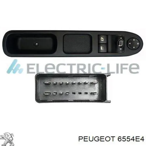 96351622XT Peugeot/Citroen кнопковий блок керування склопідіймачами передній лівий