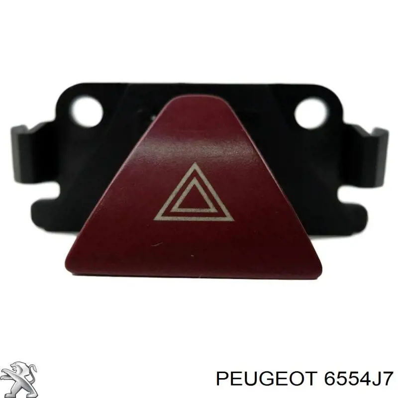Кнопка включення аварійного сигналу на Peugeot 307 (3B)
