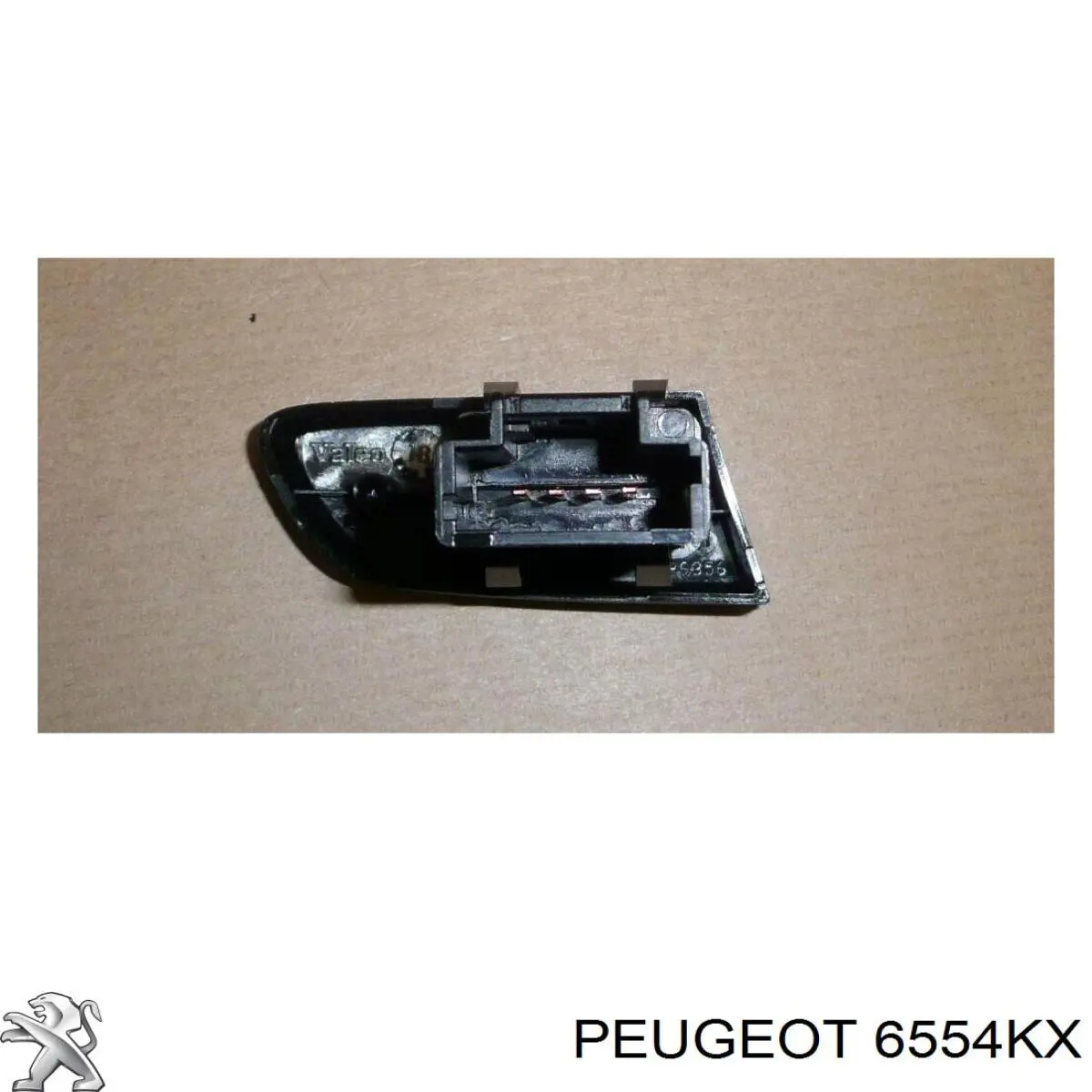 6554KX Peugeot/Citroen кнопка увімкнення кондиціонера