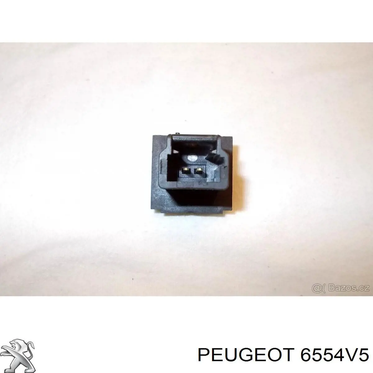 Кнопка приводу замка третіх/ п'ятих дверей Peugeot/Citroen 6554V5