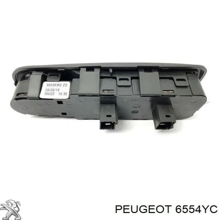 6554YC Peugeot/Citroen Кнопки переднього лівого склопід'ємника