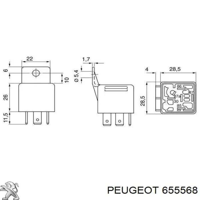  655568 Peugeot/Citroen