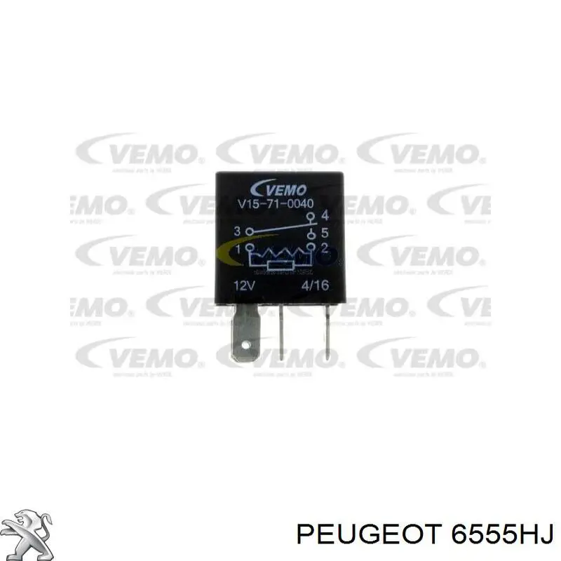 Реле поворотів 6555HJ Peugeot/Citroen