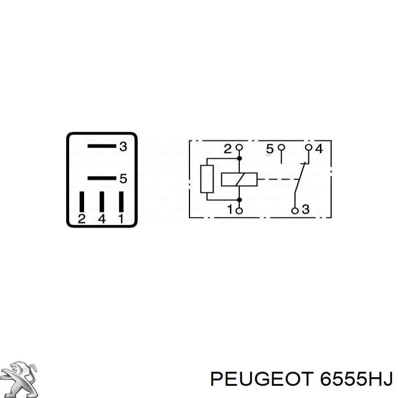 Реле поворотників Peugeot/Citroen 6555HJ