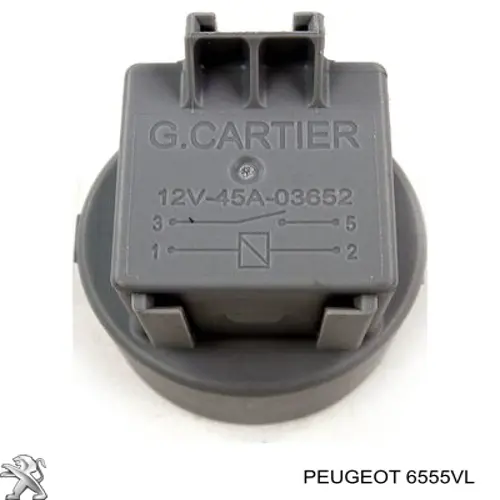 6555VL Peugeot/Citroen Реле вентилятора