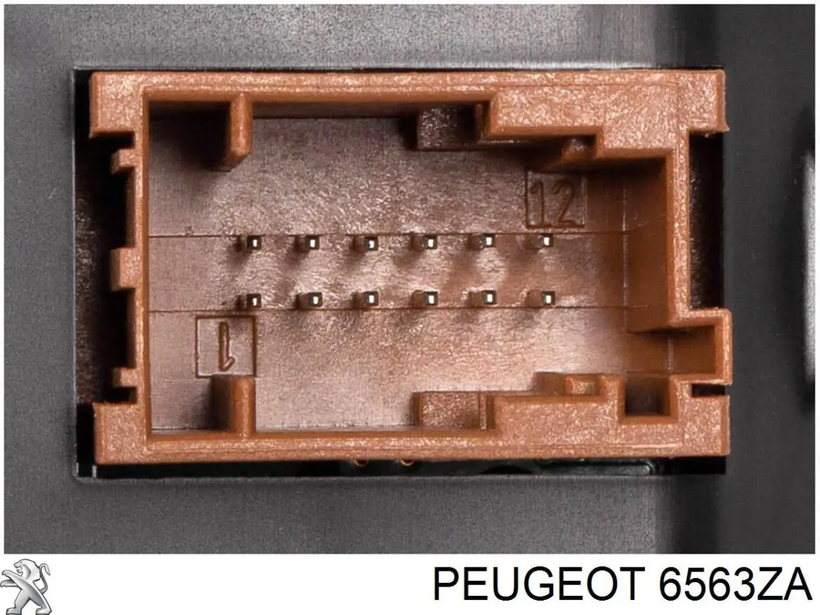 6563ZA Peugeot/Citroen дисплей багатофункціональний
