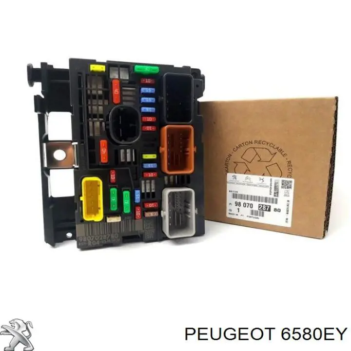 6580EY Peugeot/Citroen Блок запобіжників задній, салонний