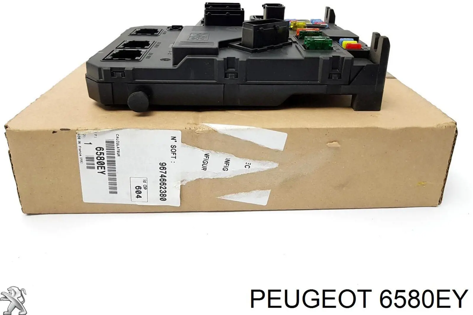 6580EY Peugeot/Citroen блок запобіжників задній, салонний