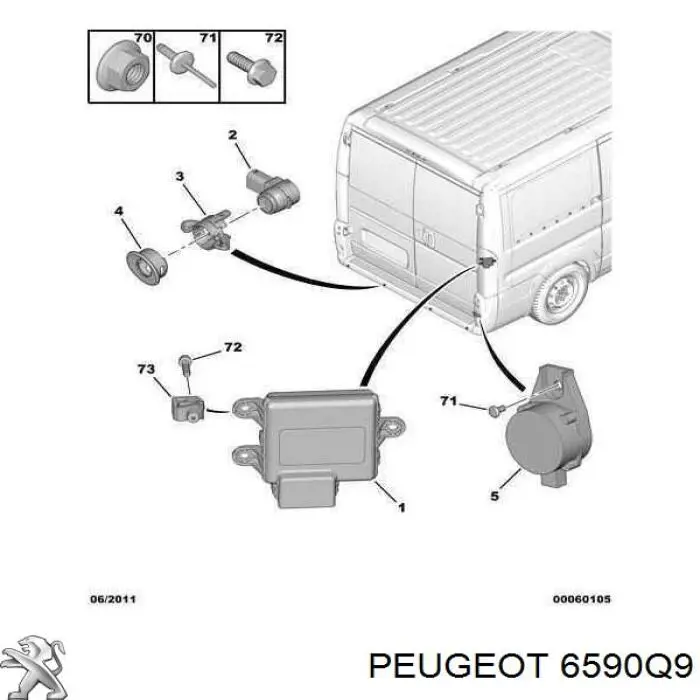  6590Q9 Peugeot/Citroen