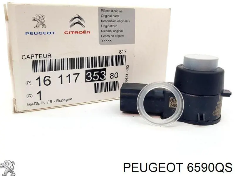 Купити 6590QS Peugeot/Citroen Датчик сигналізації паркування (парктронік), задній