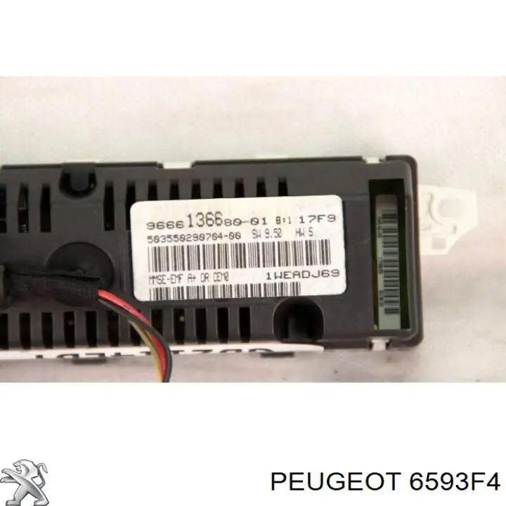 Дисплей бортового комп'ютера Peugeot/Citroen 6593F4 ціна, від 29.36 USD