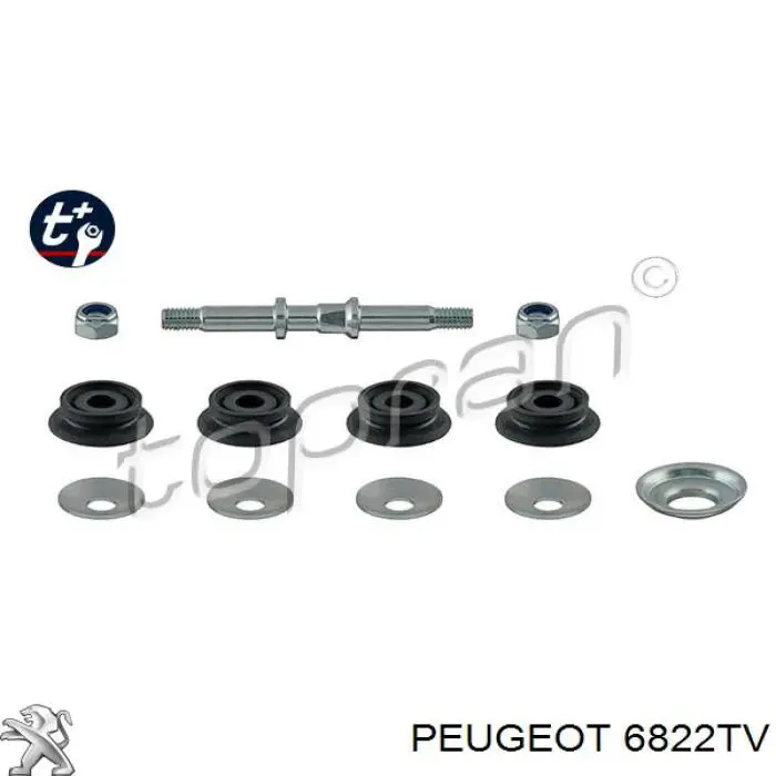 6822TV Peugeot/Citroen втулка стійки переднього стабілізатора