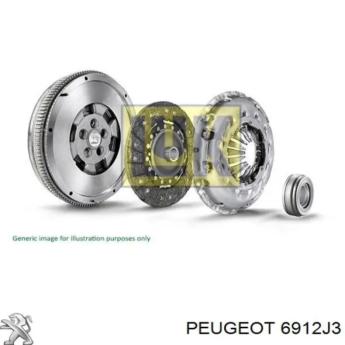 Болт кріплення корзини зчеплення Peugeot Partner (5F) (Пежо Партнер)