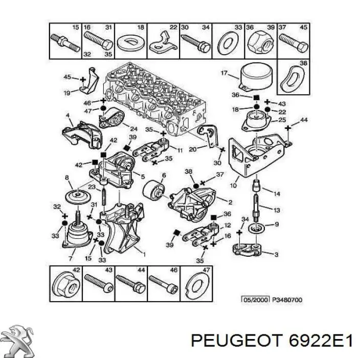  6922E1 Peugeot/Citroen