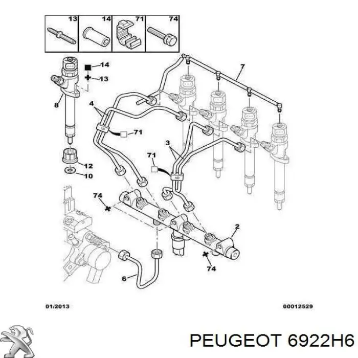  6922H6 Peugeot/Citroen