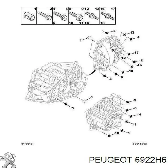  Peugeot/Citroen 6922H6