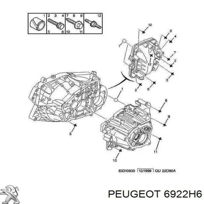 Купити 6922H6 Peugeot/Citroen 