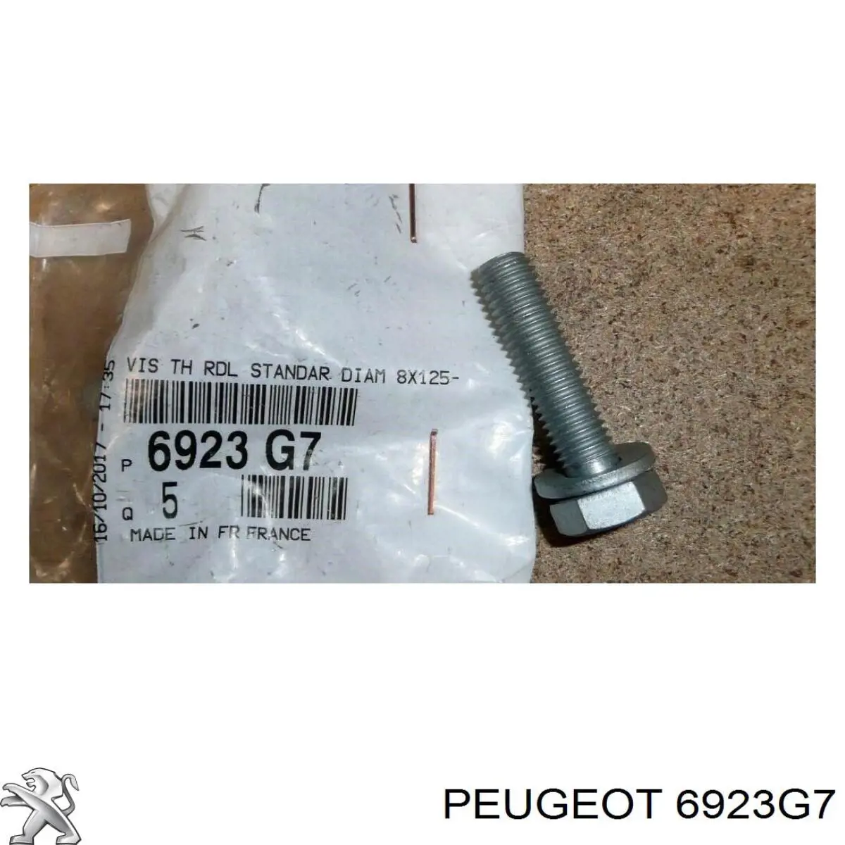 Болт Peugeot/Citroen 6923G7 ціна, від 0.85 USD