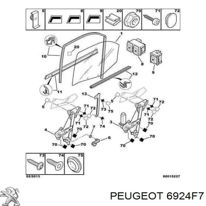 6924F7 Peugeot/Citroen 