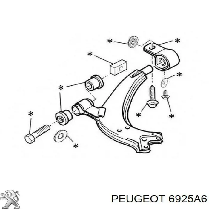 6925A6 Peugeot/Citroen 