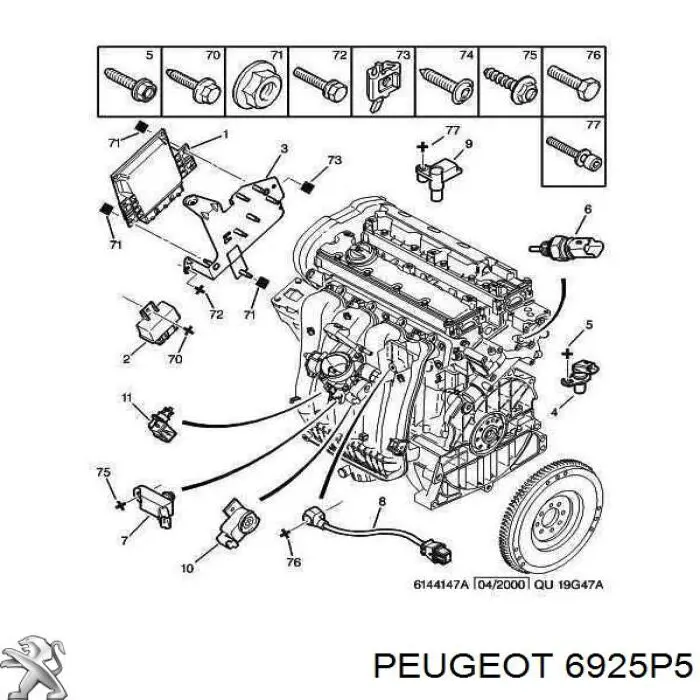 6925P5 Peugeot/Citroen 
