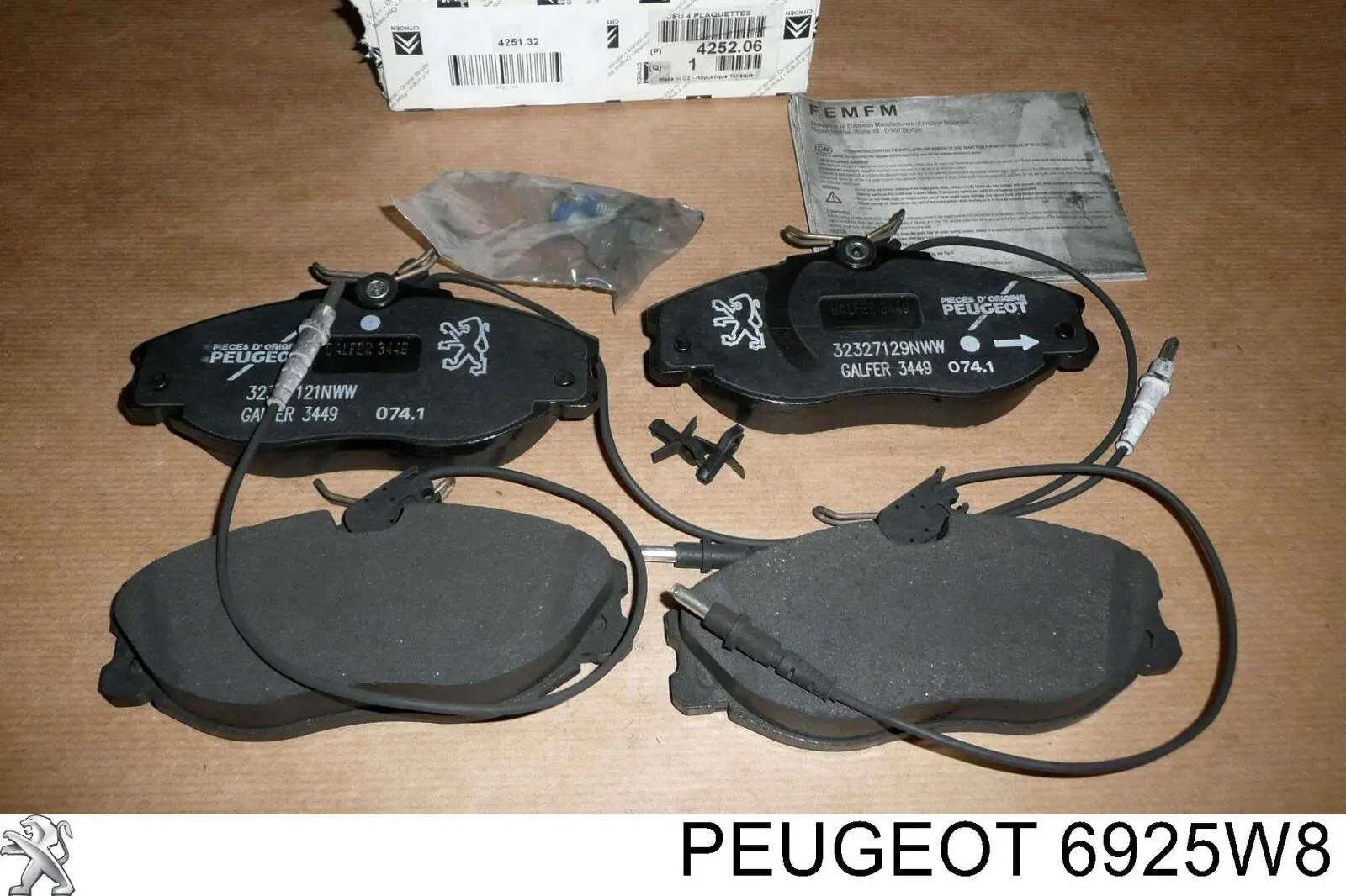  Peugeot/Citroen 6925W8 ціна, від 0.39 USD