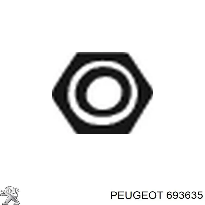 Гайка випускного колектора Peugeot/Citroen 0000693635 ціна, від 0.73 USD