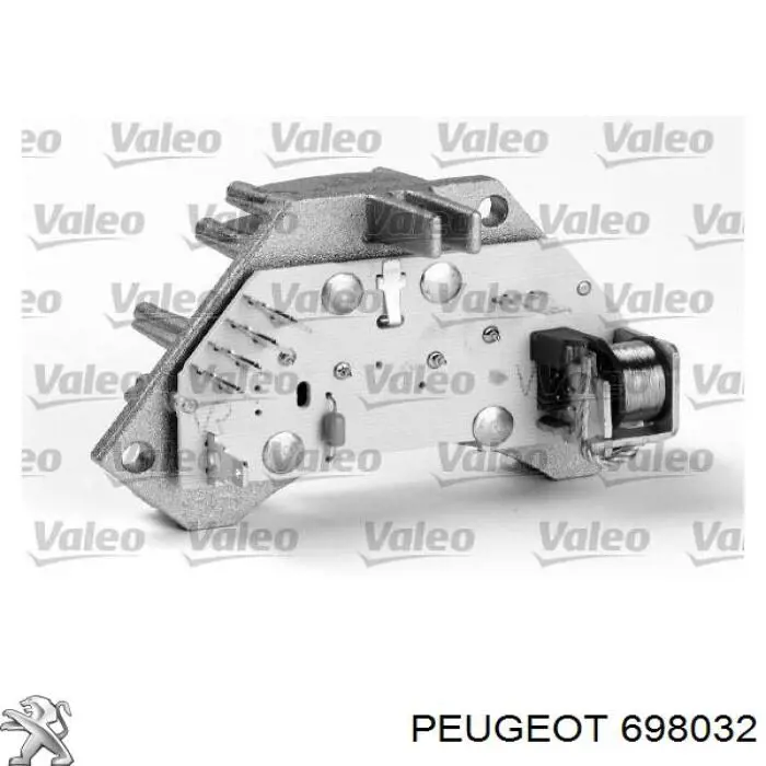 Резистор обігрівача Peugeot/Citroen 698032 ціна, від 2.41 USD