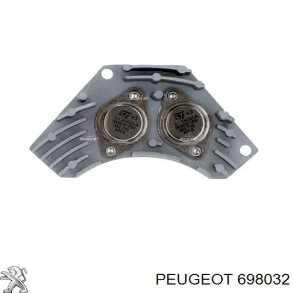 698032 Peugeot/Citroen резистор (опір пічки, обігрівача салону)