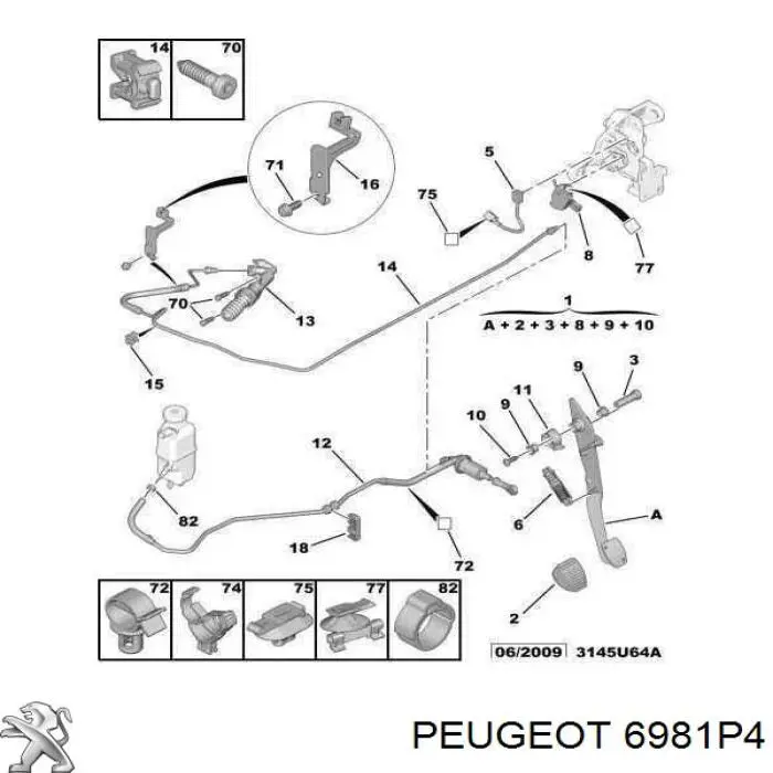 Купити 6981P4 Peugeot/Citroen 