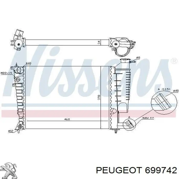  699742 Peugeot/Citroen