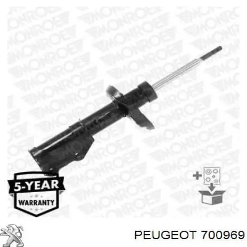 Поріг зовнішній лівий 700969 Peugeot/Citroen