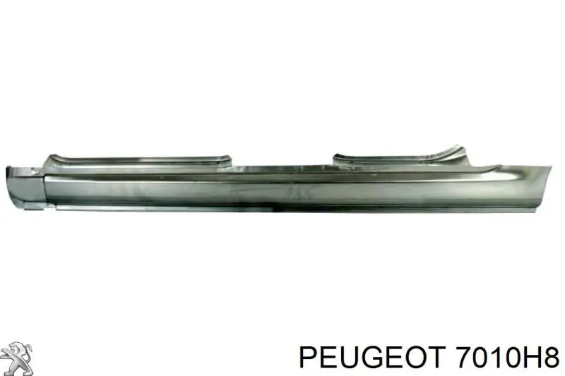 Поріг зовнішній правий Peugeot 307 SW (3H) (Пежо 307)