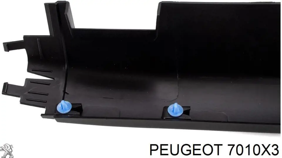 Накладка зовнішня (молдинг) порога, правий Peugeot Partner Tepee (Пежо Партнер)