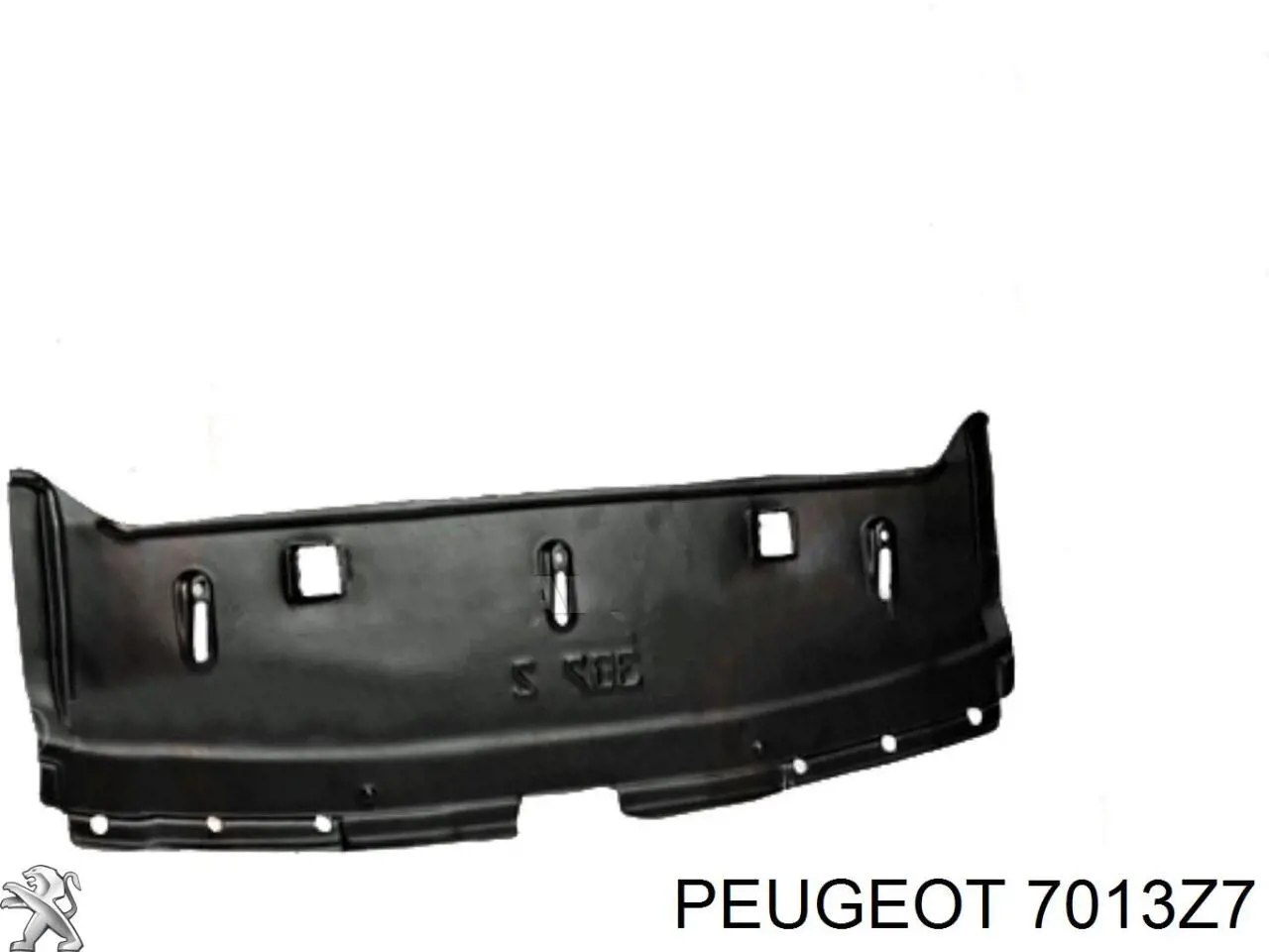 Фартух, дефлектор переднього бампера Peugeot 307 (3A, 3C) (Пежо 307)