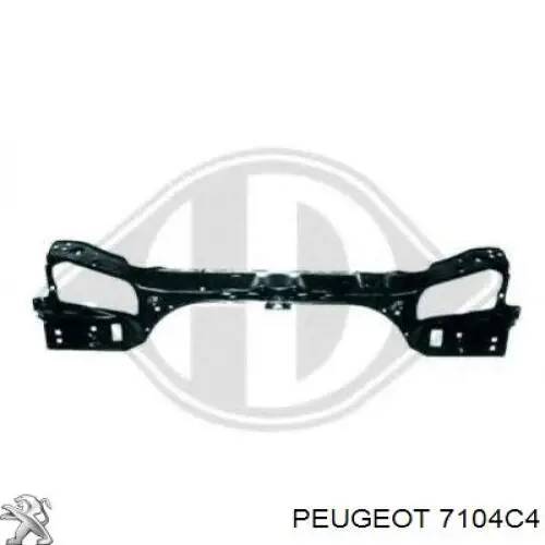 Купити 7104C4 Peugeot/Citroen Установча панель передня