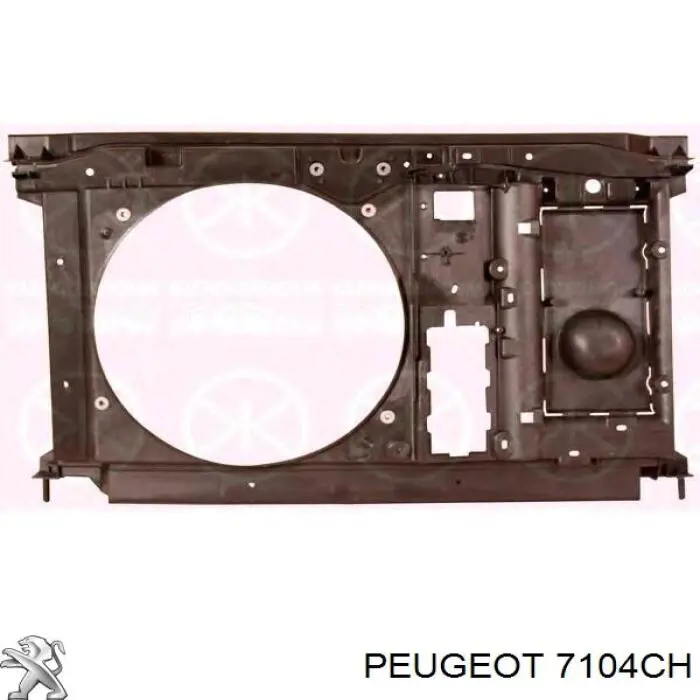 7104CH Peugeot/Citroen Рамка кріплення радіатора