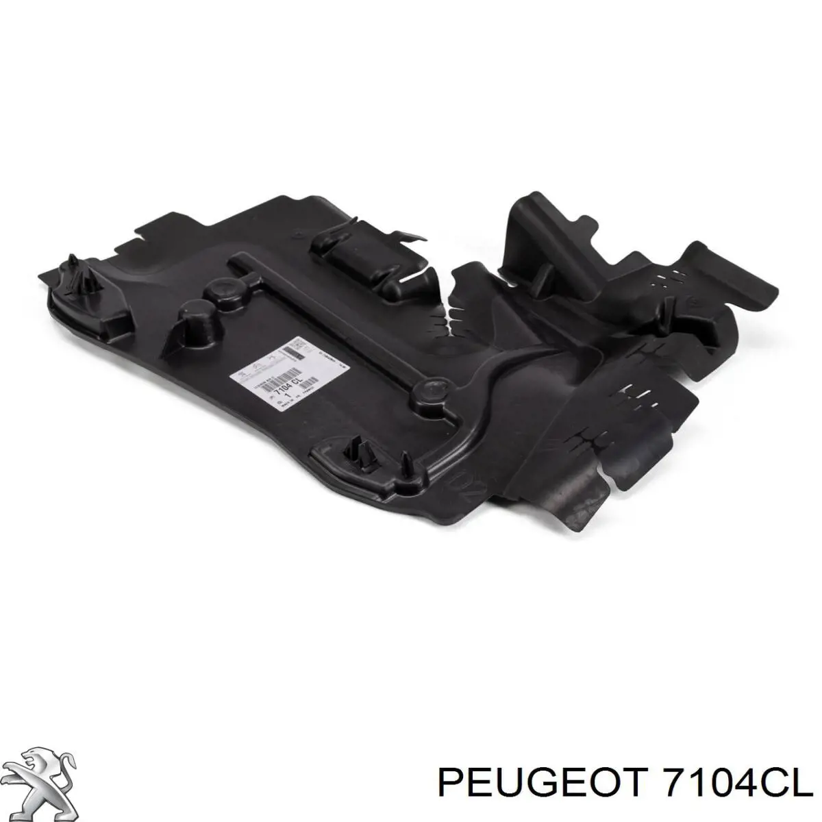 7104CL Peugeot/Citroen Повітропровід (дефлектор) радіатора, правий
