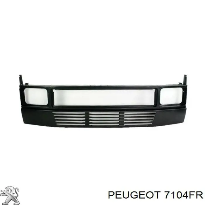 Супорт радіатора вертикальний/монтажна панель кріплення фар 7104FR Peugeot/Citroen