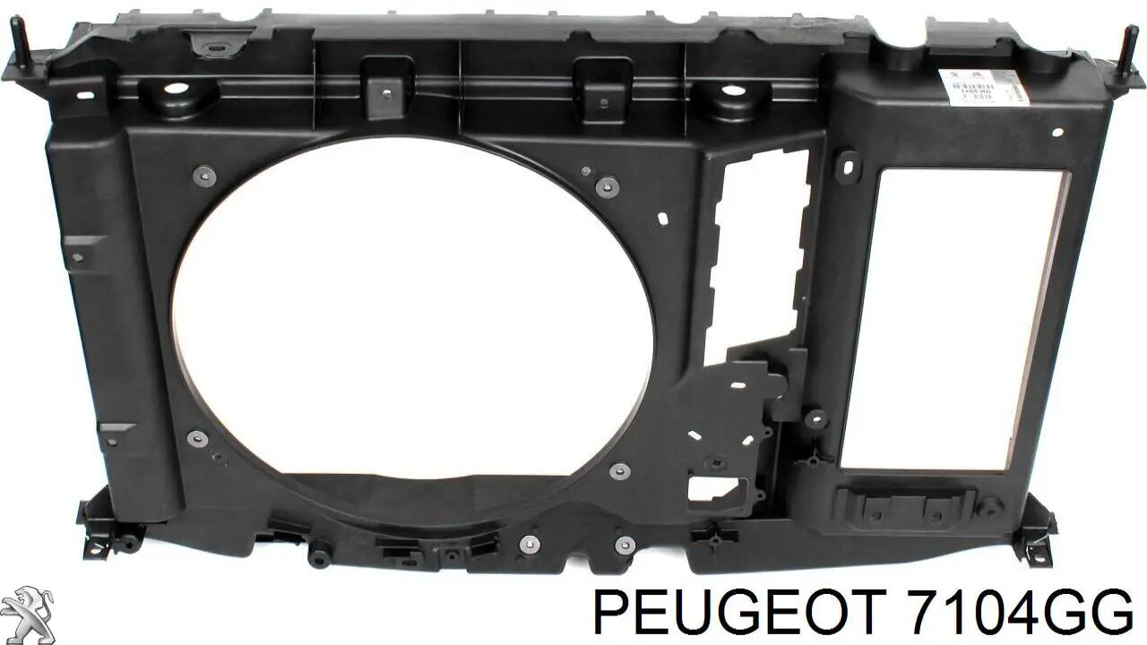 7104GG Peugeot/Citroen Облицювання рамки радіатора
