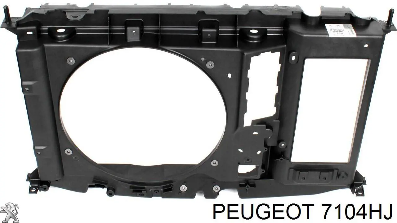 7104HJ Peugeot/Citroen супорт радіатора в зборі/монтажна панель кріплення фар
