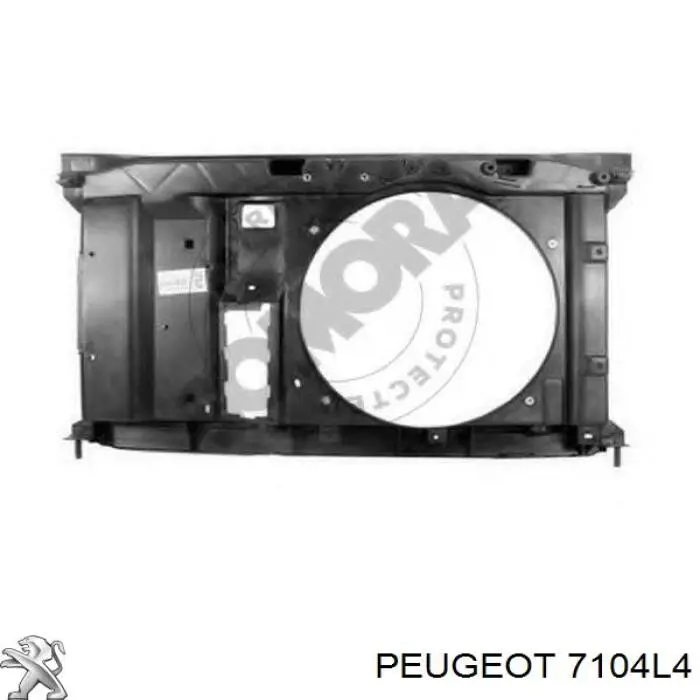 Купити 7104L4 Peugeot/Citroen Рамка кріплення радіатора