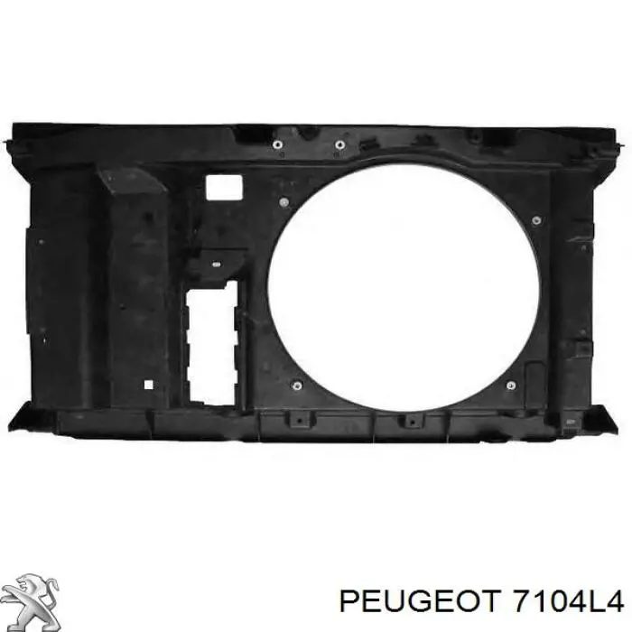 7104L4 Peugeot/Citroen дифузор (кожух радіатора охолодження)