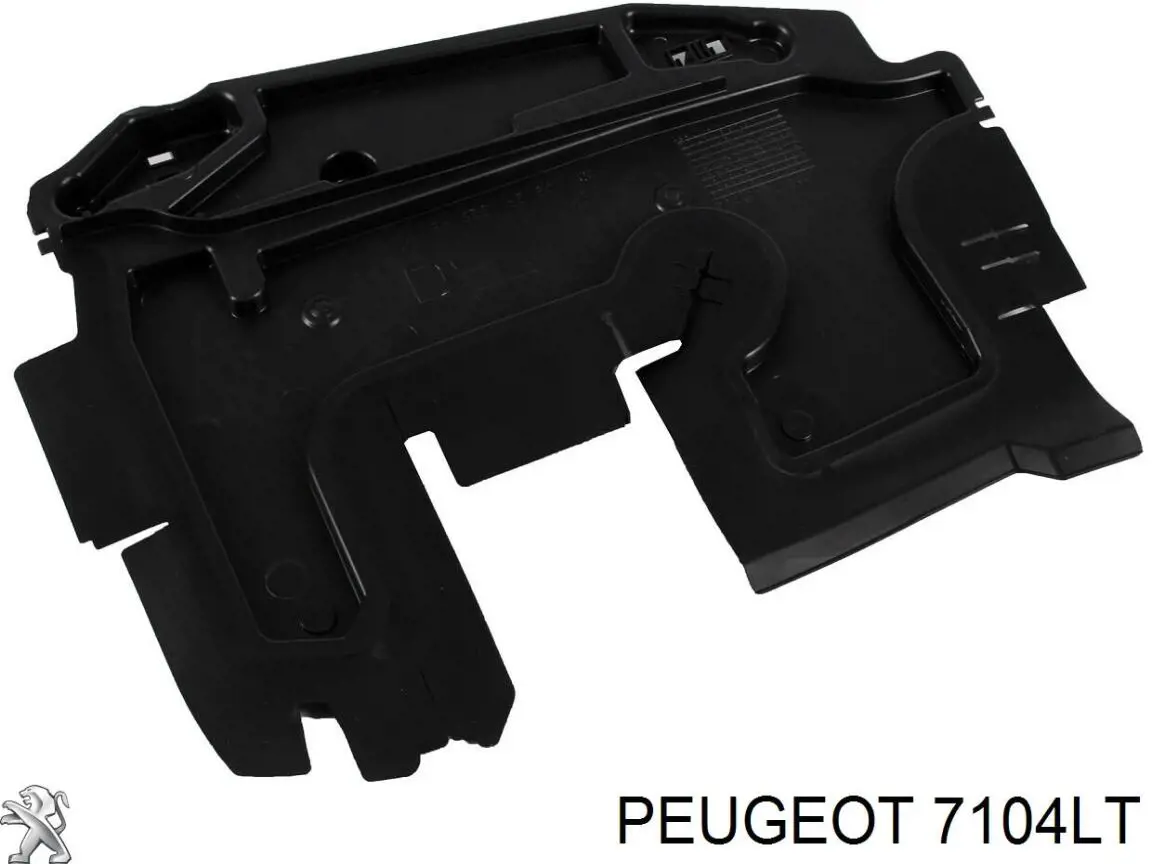 7104LT Peugeot/Citroen Повітропровід (дефлектор) радіатора, правий