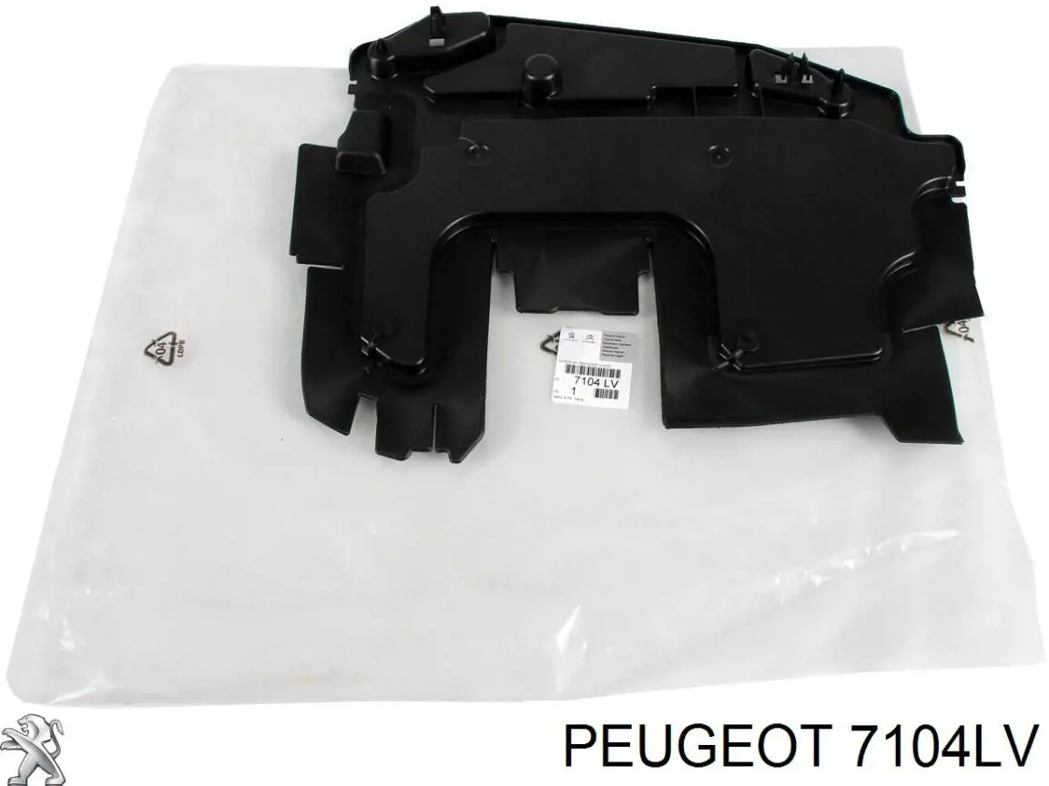 Купити 7104LV Peugeot/Citroen Повітропровід (дефлектор) радіатора, лівий