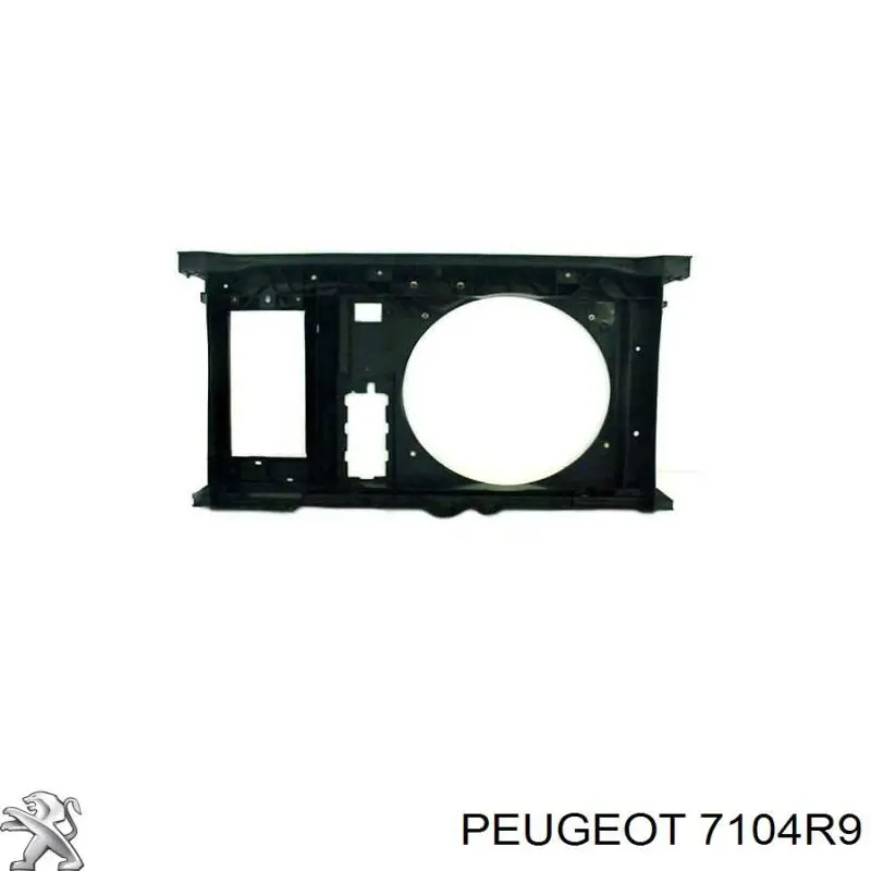 Дифузор (кожух) радіатора охолодження 7104CF Peugeot/Citroen
