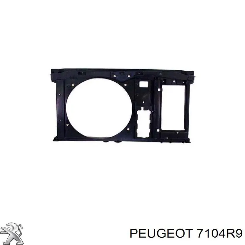 7104R9 Peugeot/Citroen дифузор (кожух радіатора охолодження)