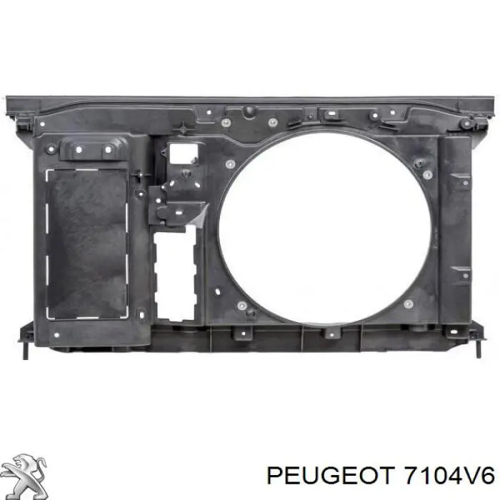 7104V6 Peugeot/Citroen Рамка кріплення радіатора