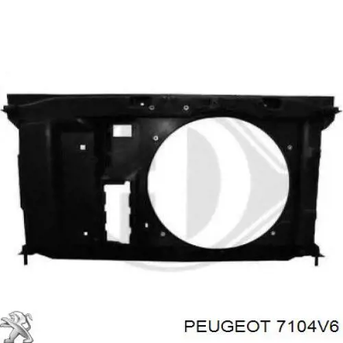 Купити 7104V6 Peugeot/Citroen Рамка кріплення радіатора