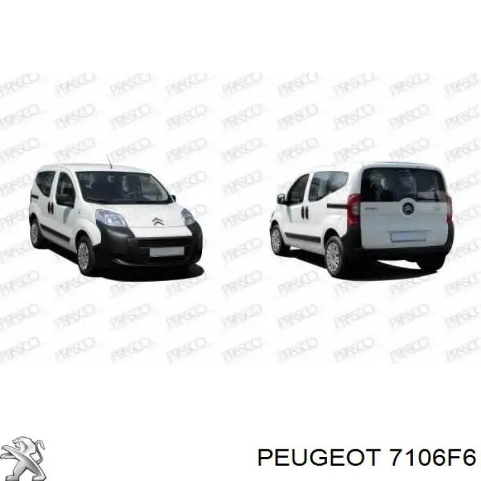 Телевізор верхній Peugeot/Citroen 7106F6 ціна, від 38.94 USD